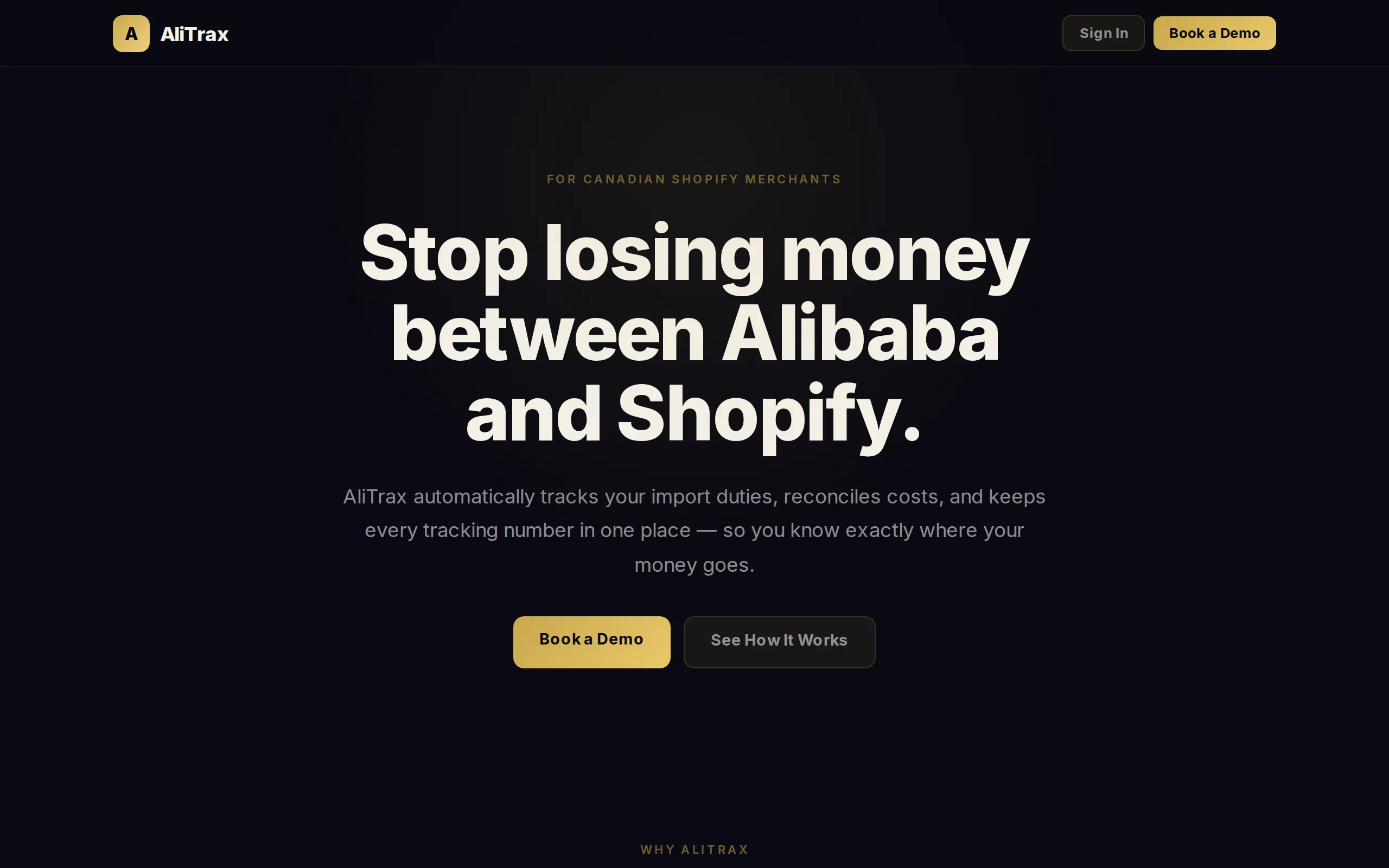Alibaba-Shopify Dashboard