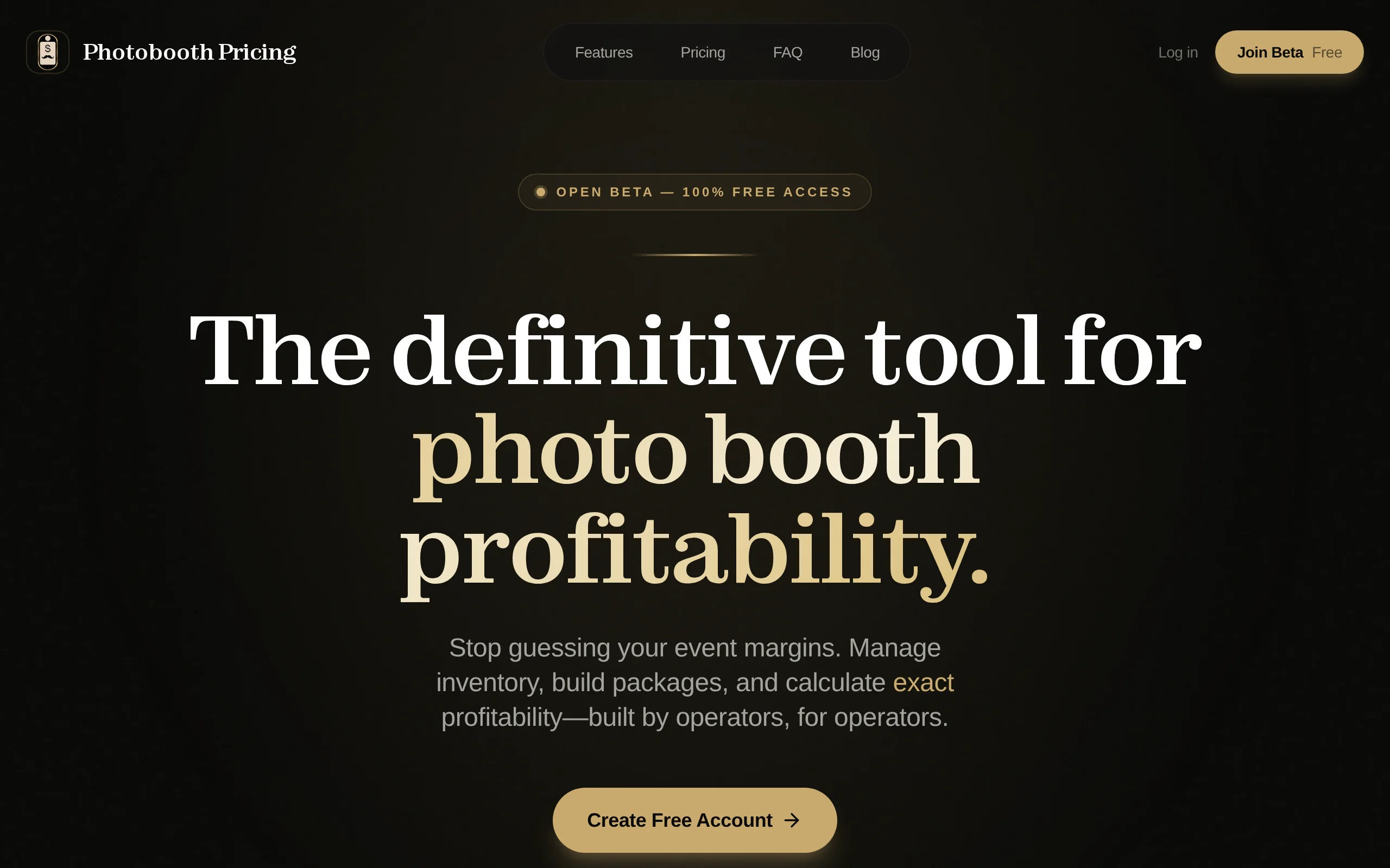 Photobooth Pricing